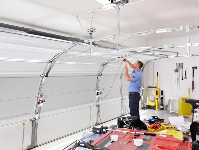 Garage door cable repair service by Altadena Garage Door Repair in Altadena