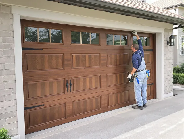 Custom garage door showcase by Altadena Garage Door Repair in Altadena