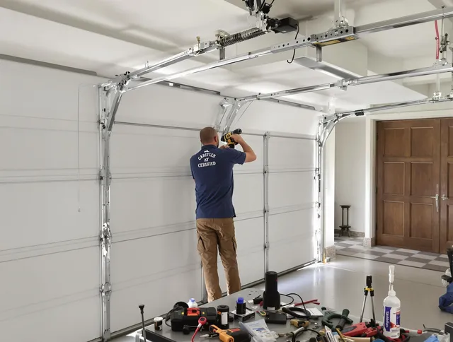 Altadena Garage Door Repair certified technician performing precision garage door repair in Altadena